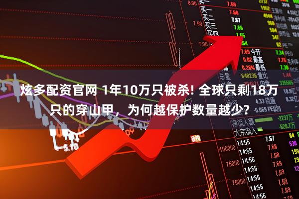 炫多配资官网 1年10万只被杀! 全球只剩18万只的穿山甲，为何越保护数量越少?